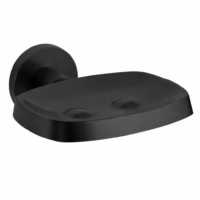 H419 NEGRO Jabonera Latón Sólida