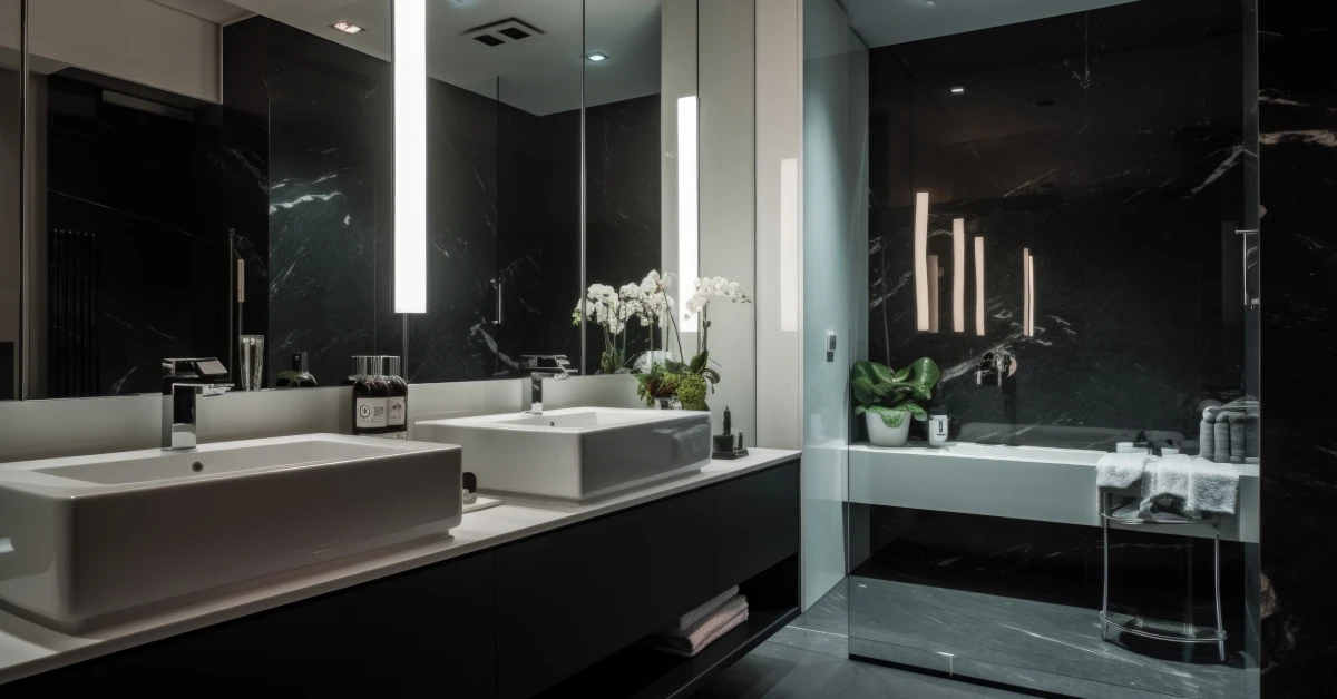 accesorios baño moderno